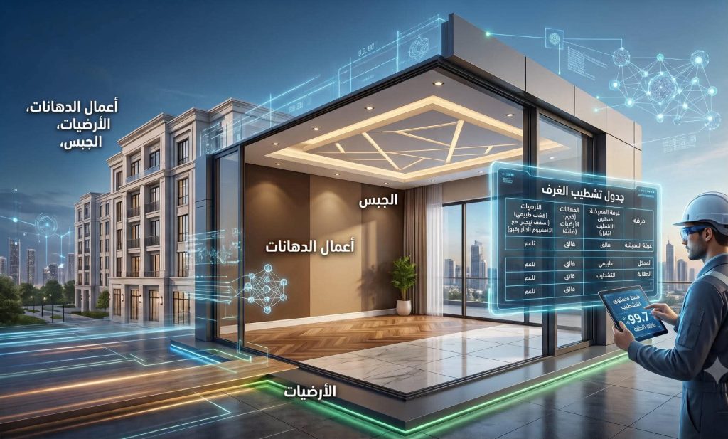 أعمال التشطيبات