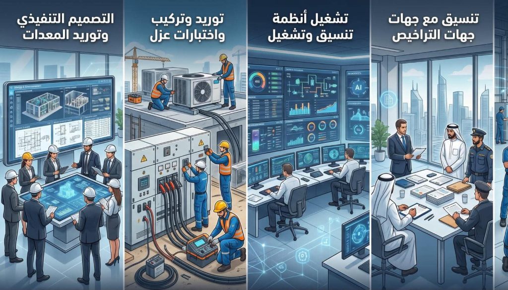 الأعمال الكهروميكانيكية