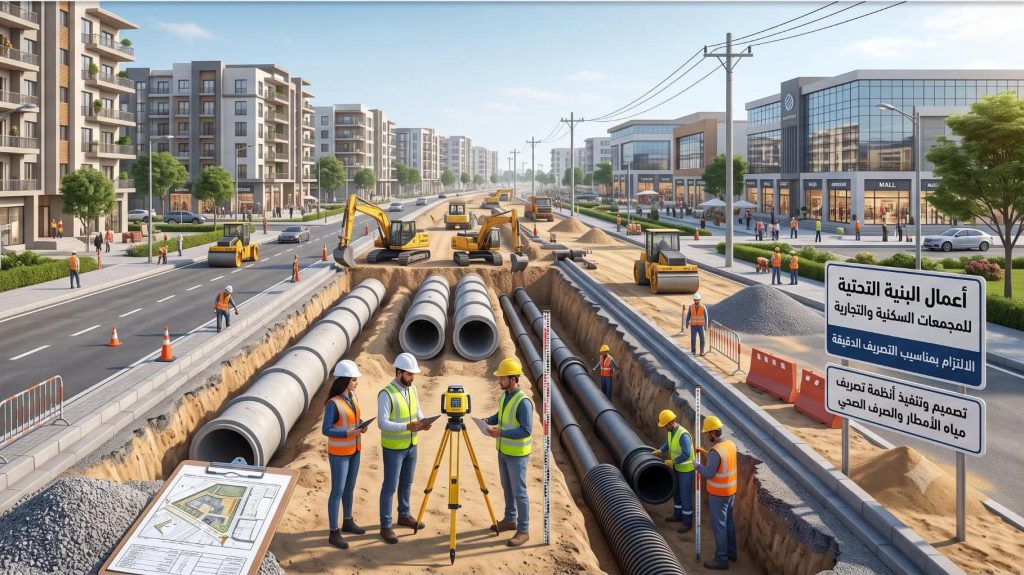 أعمال البنية التحتية